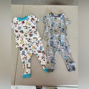 Dr. Seuss and Peanuts Pajamas